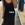 Vestido negro punto detalle arandelas doradas Maite - Imagen 2