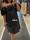 Vestido negro tirantes cadena Lola Casademunt - Imagen 1