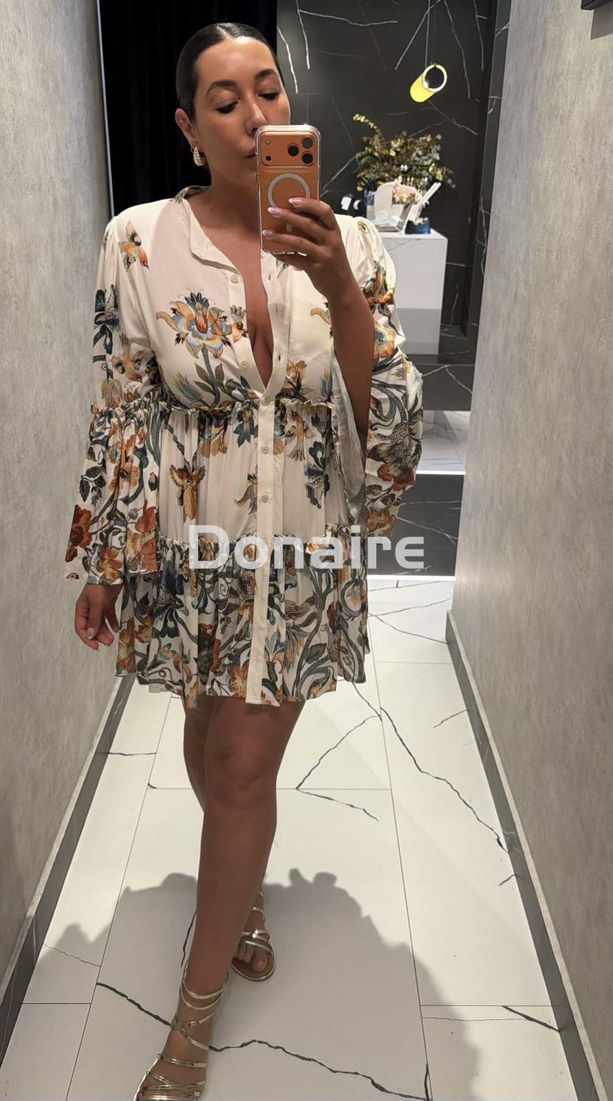 Vestido print floral BSB - Imagen 1