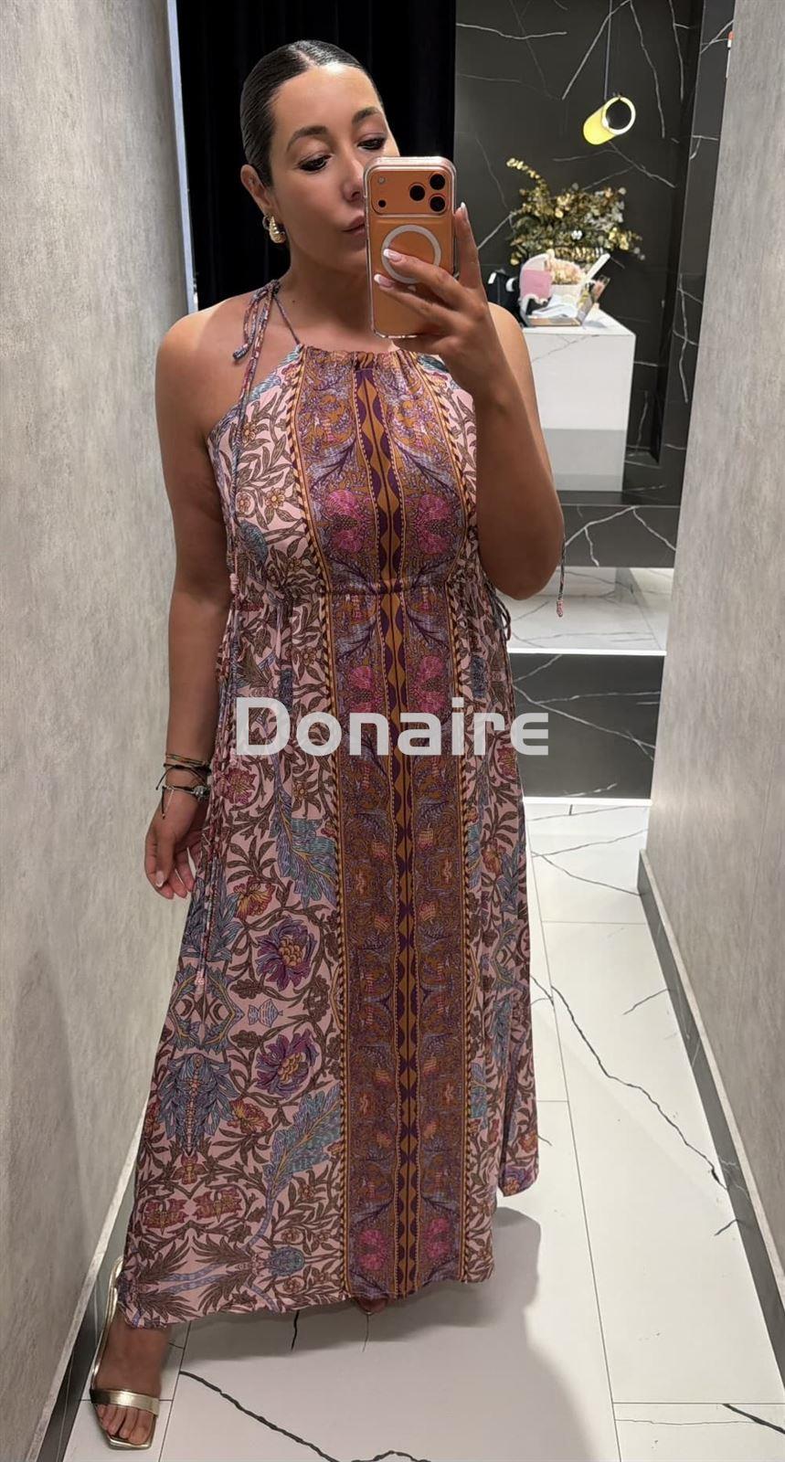 Vestido print floral escote halter NKN - Imagen 2