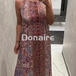 Vestido print floral escote halter NKN - Imagen 2