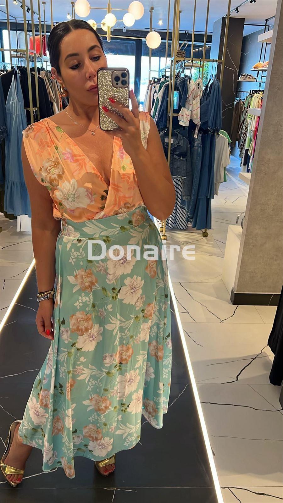 Vestido print floral estilo lencero Lolita - Imagen 1