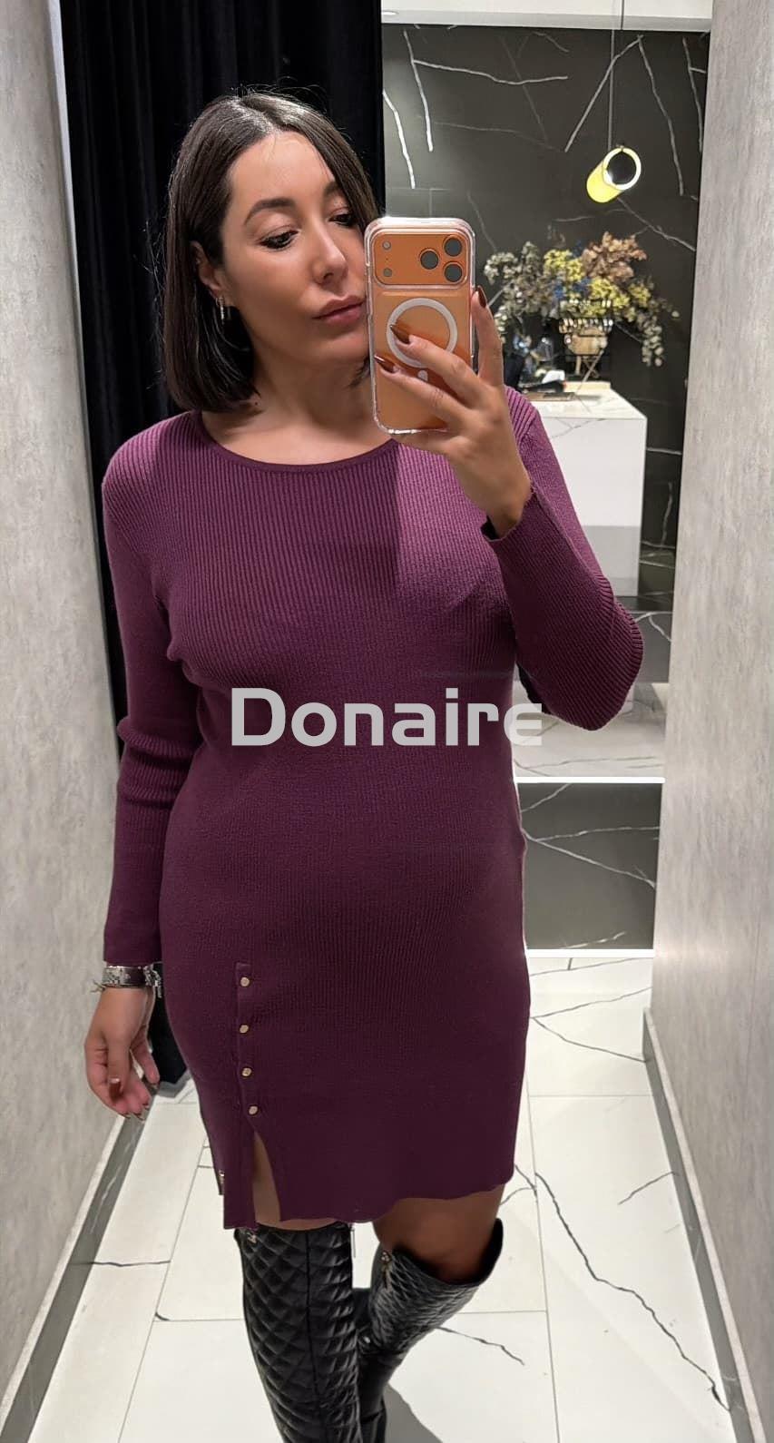 Vestido punto de canalé buganvilla Lolita - Imagen 2