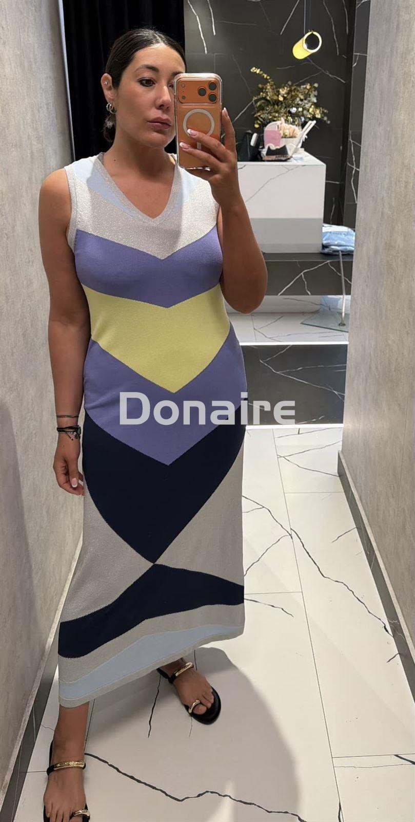 Vestido punto intarsia WNT - Imagen 1