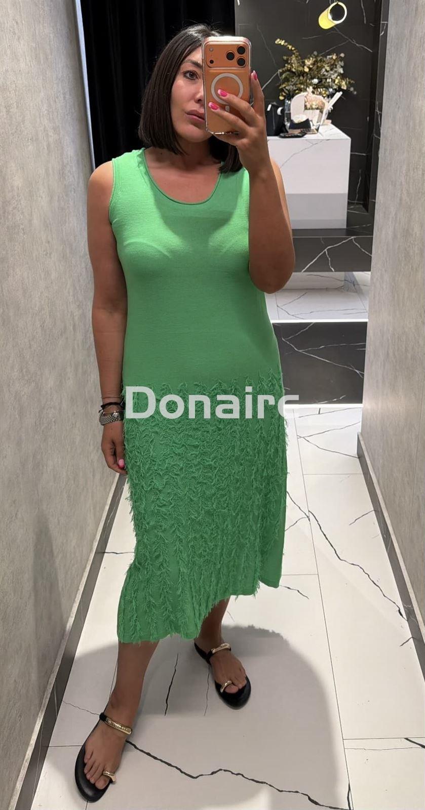 Vestido punto verde WNT - Imagen 1