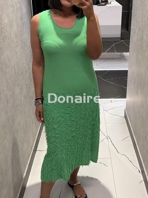 Vestido punto verde WNT - Imagen 1