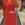 Vestido rojo algodón cuello pico Lolita - Imagen 1