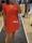 Vestido rojo manga corta Lez a Lez - Imagen 1