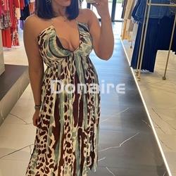 Vestido satén Dixie print manchas - Imagen 1