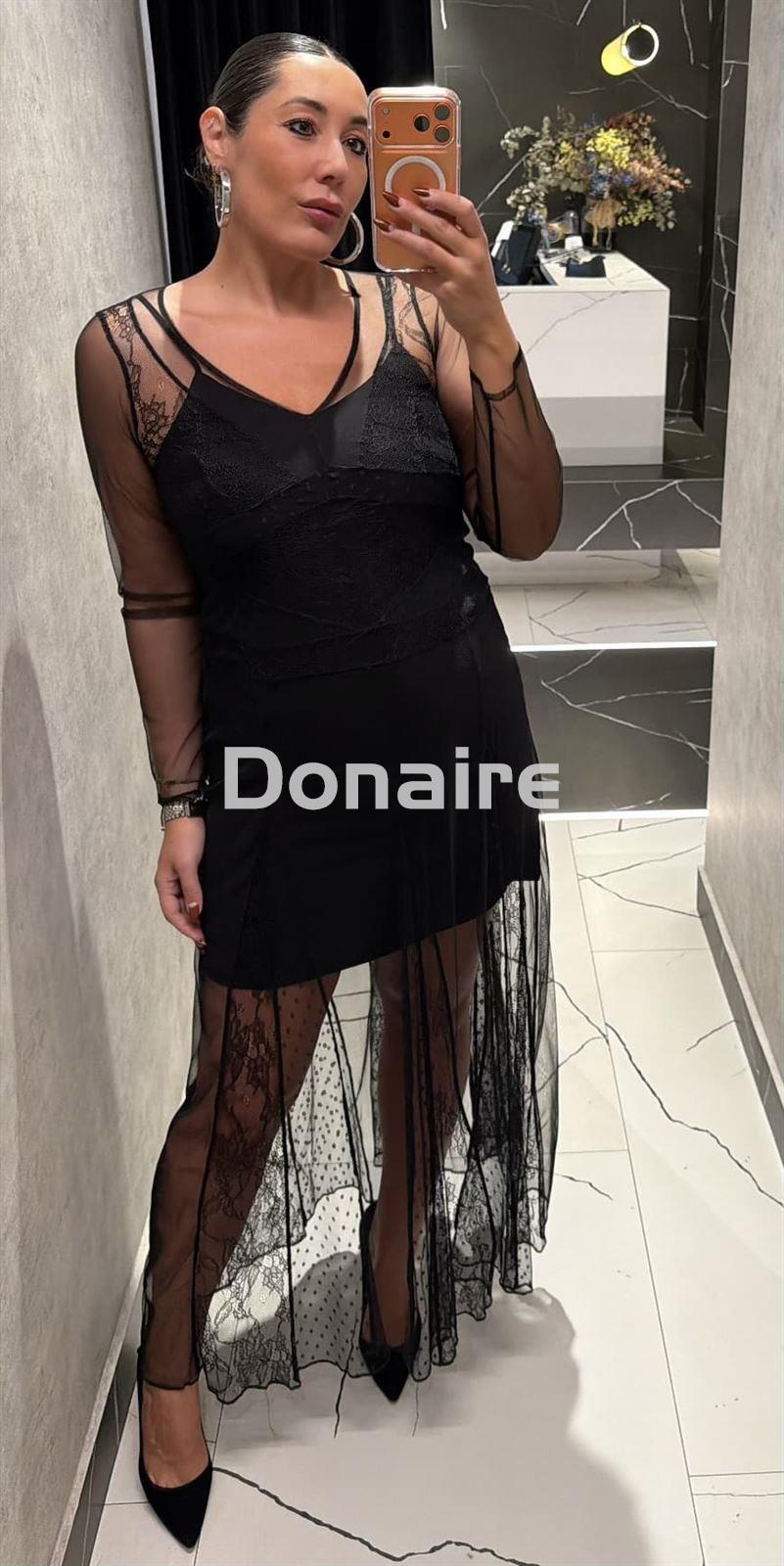 Vestido superpuesto encaje Dixie - Imagen 1