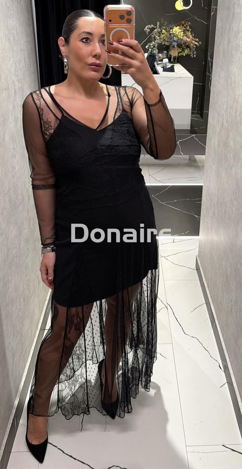 Vestido superpuesto encaje Dixie - Imagen 2