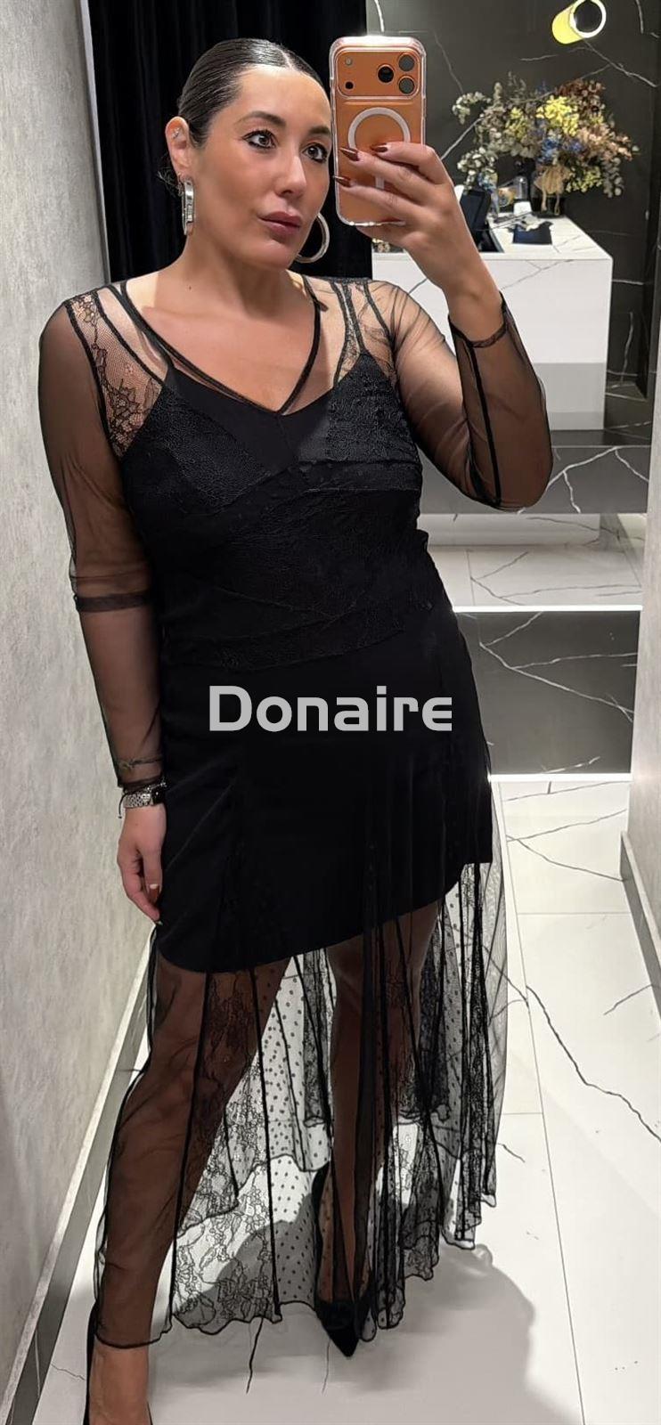 Vestido superpuesto encaje Dixie - Imagen 3