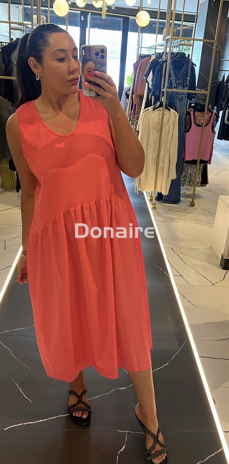 Vestido tejido combinado coral Lolita - Imagen 2