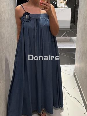 Vestido tencel vaquero BSB - Imagen 1