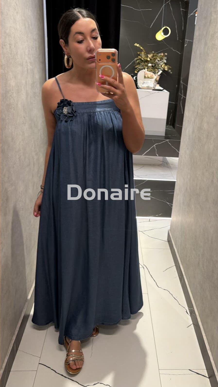Vestido tencel vaquero BSB - Imagen 2