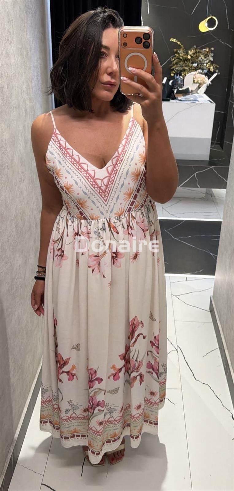 Vestido tirantes print floral Lez a Lez - Imagen 2
