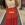 Vestido tricolor rojo coral blanco Lolita - Imagen 1