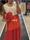 Vestido tricolor rojo coral blanco Lolita - Imagen 2
