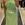 Vestido verde largo fiesta escote asimétrico Phard - Imagen 1
