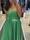 Vestido verde vuelo y tirantes Lola Casademunt - Imagen 2