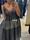 Vestido volantes largo vaquero WNT - Imagen 1