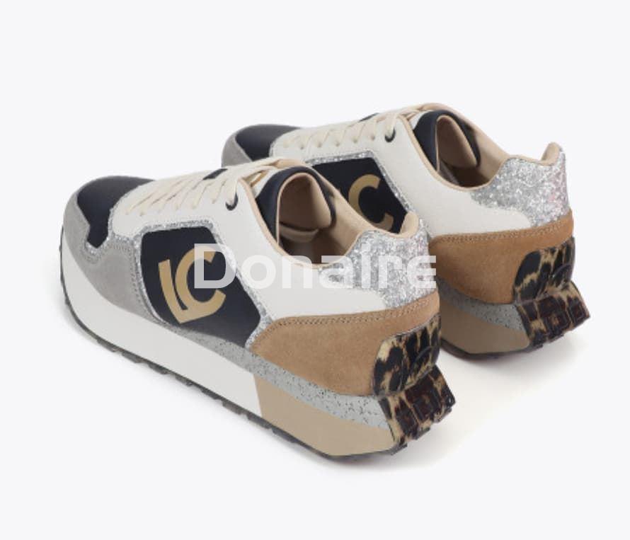 Zapatilla deportiva con suela personalizada y animal print Lola Casademunt - Imagen 4