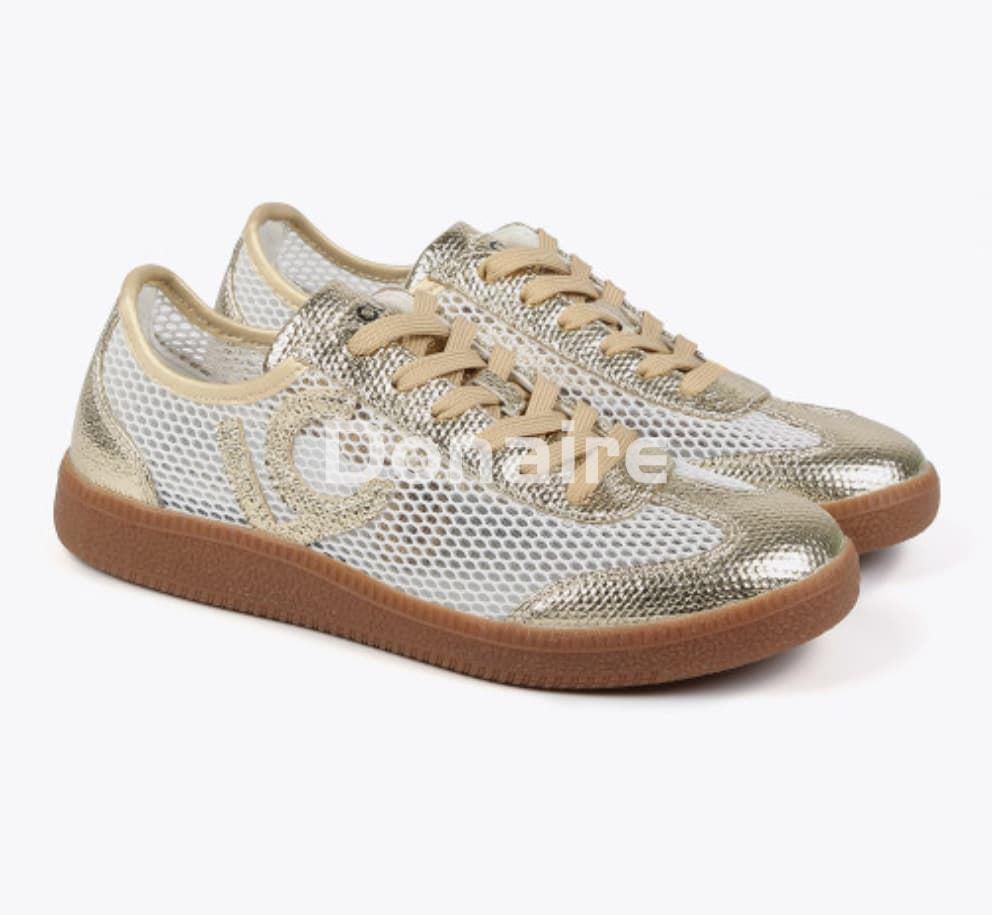 Zapatillas deportivas rejilla y metalizadas Lola Casademunt - Imagen 1